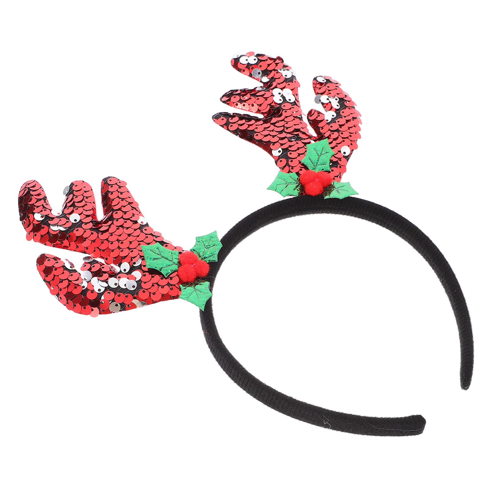 トナカイの角のヘッドバンド クリスマスヘアアクセサリー 女性 - Reindeer Antlers Headband のレビューと価格