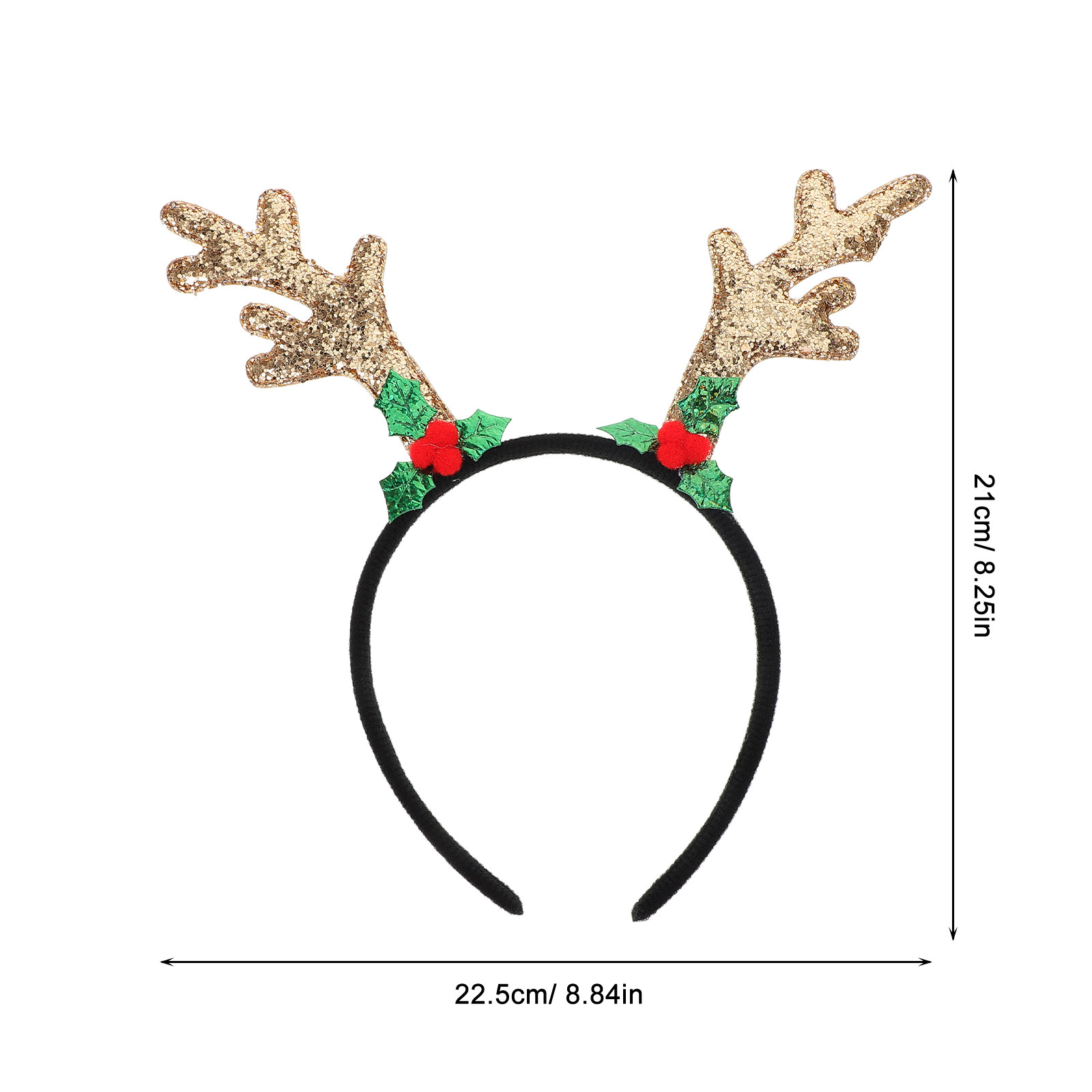 鹿の角ヘッドバンド 軽量で丈夫なハロウィン用トナカイヘアフー - Reindeer Antlers Headband のレビューと価格