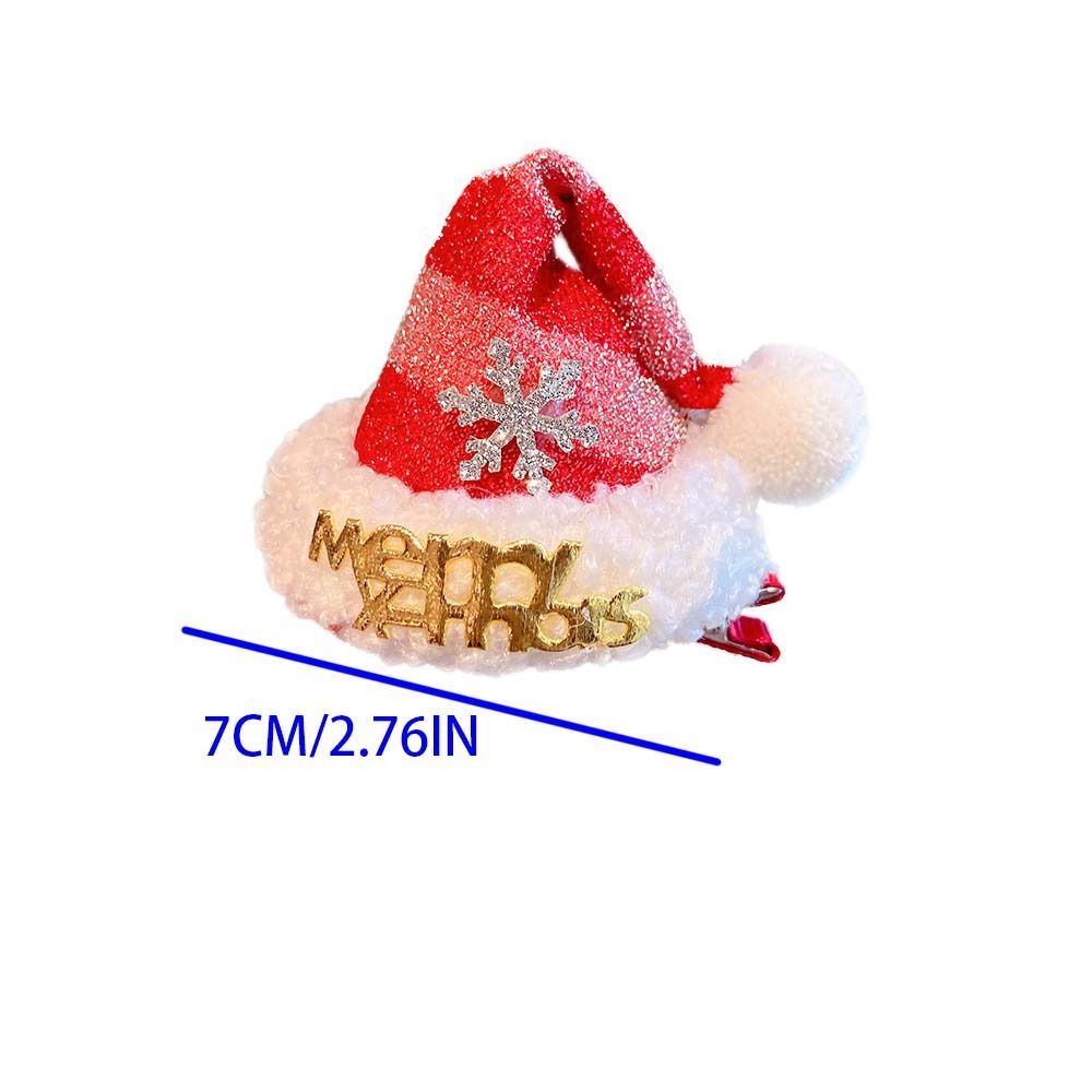 かわいい星クリスマスヘアクリップエルクぬいぐるみボールサンタ - Santa Hat Plush のレビューと価格