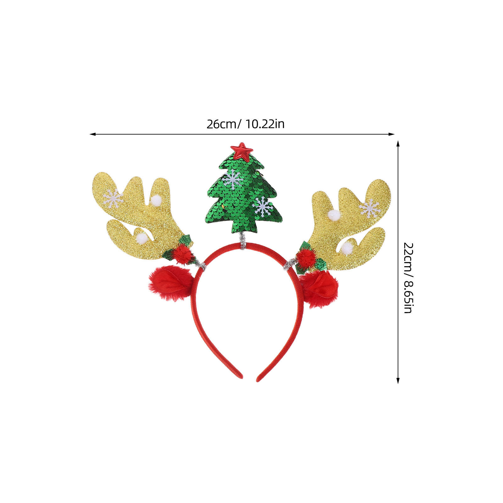 2 個のかわいいトナカイヘッドバンド鹿の角耳ヘッドバンド動物 - Reindeer Antlers Headband のレビューと価格