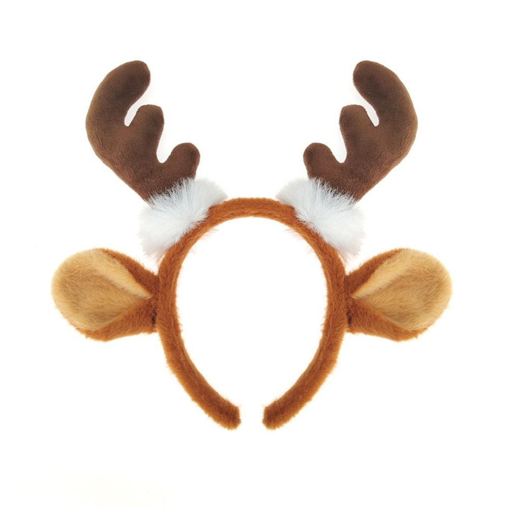 リアルな鹿の角のヘッドバンド、かわいい柔らかい生地のトナカイ - Reindeer Antlers Headband のレビューと価格