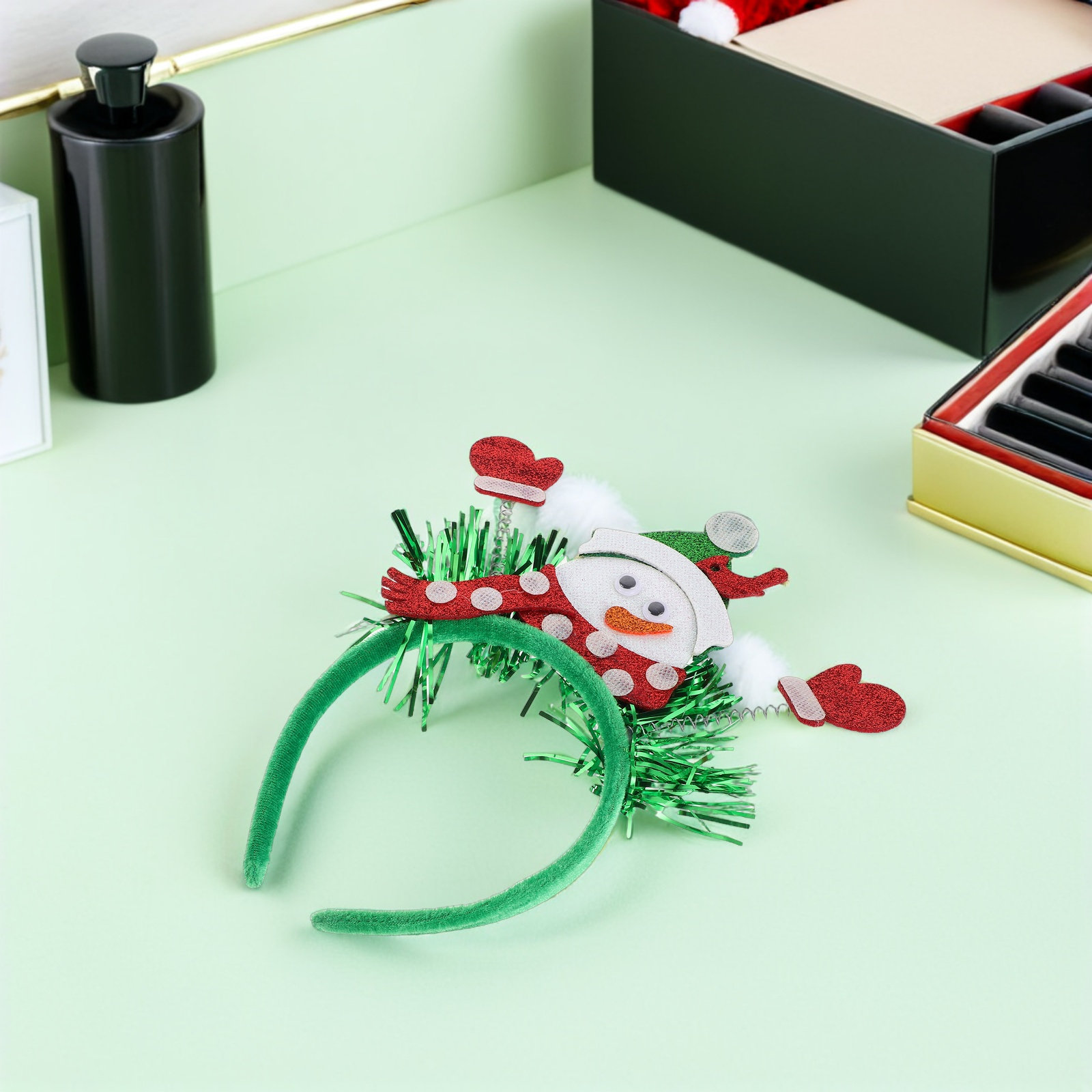 クリスマスヘッドバンド 赤いトナカイの角 パーティーヘアアク - Reindeer Antlers Headband のレビューと価格