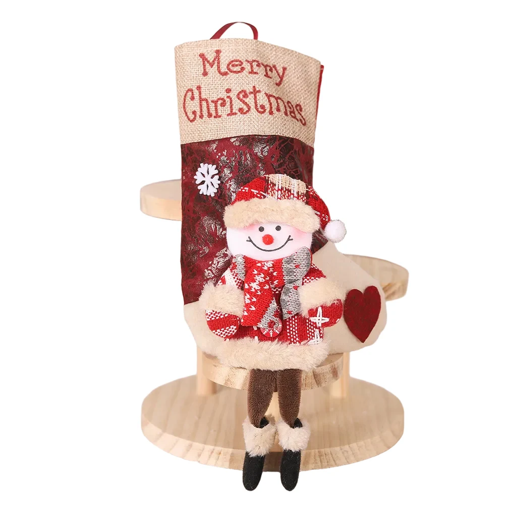 暖炉に掛ける大きなサンタクロースのクリスマスストッキング。ホ - Christmas Stocking Hanging のレビューと価格