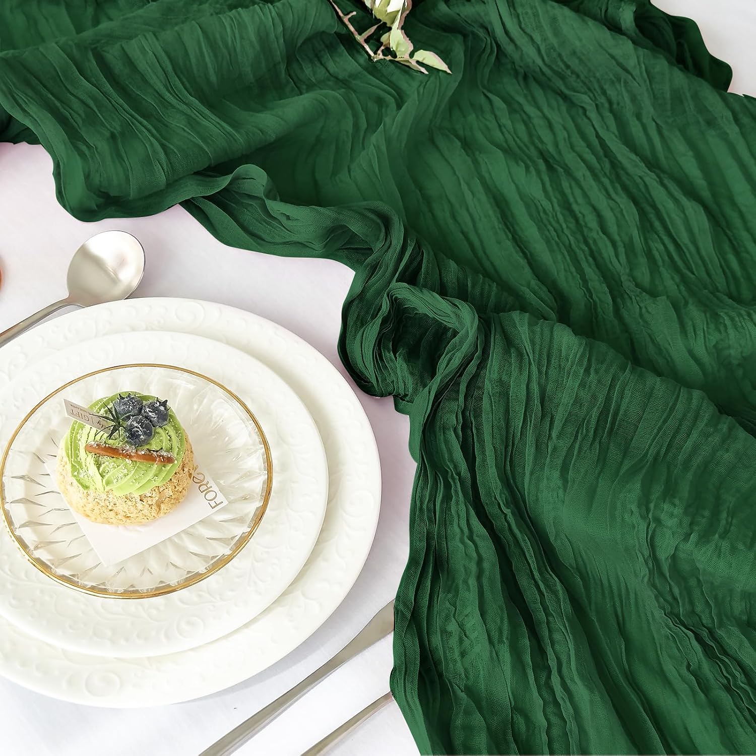 4枚セット チーズクロス テーブルランナー クリスマス エメ - Christmas Table Runner のレビューと価格