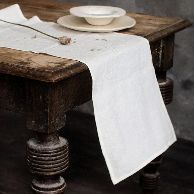 100%リネンストーンウォッシュテーブルランナー、カスタム高 - Christmas Table Runner のレビューと価格